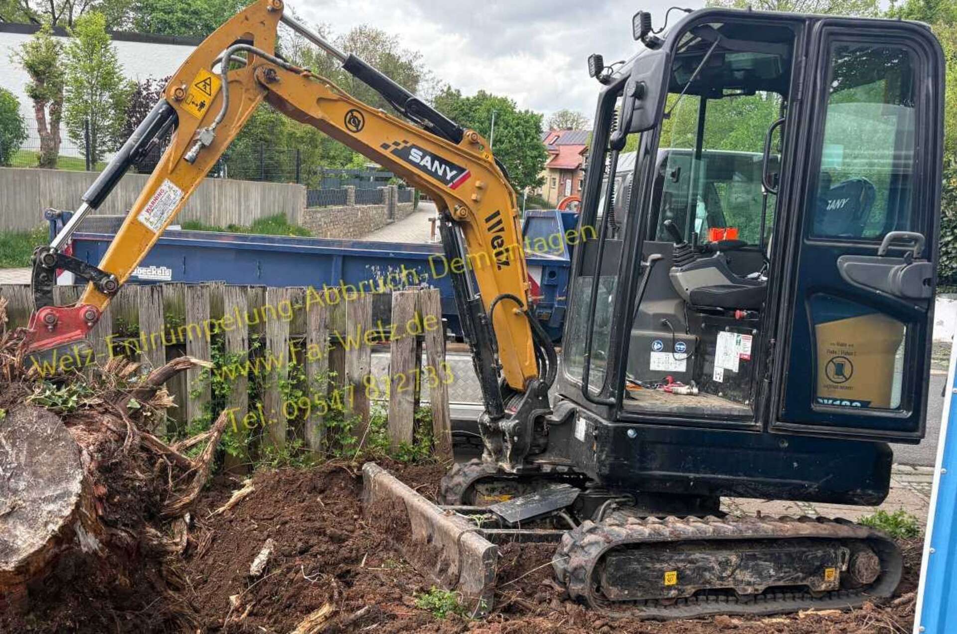 Rodungsarbeiten 96148 Gemeinde-Baunach Firma Welz