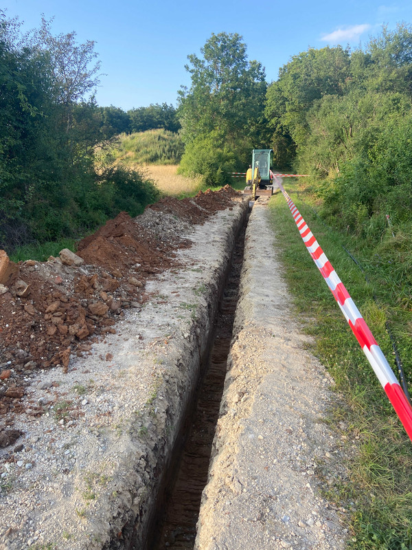 Drainage verlegen Firma Welz Drainage verlegen Firma Welz