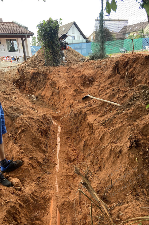 Drainage verlegen 96182 Obermanndorf Firma Welz