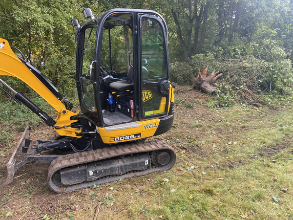 Abbruch von Gartenmauer 96148 Reckenneusig Firma Welz